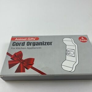 Animal-Gifts Cord Organizer - Gray Black and White